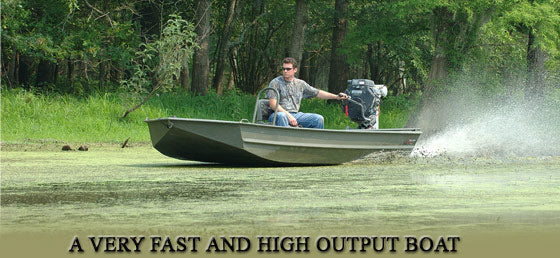16' GO-DEVIL Surface Drive Boat