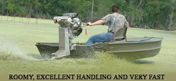 16' GO-DEVIL Surface Drive Boat