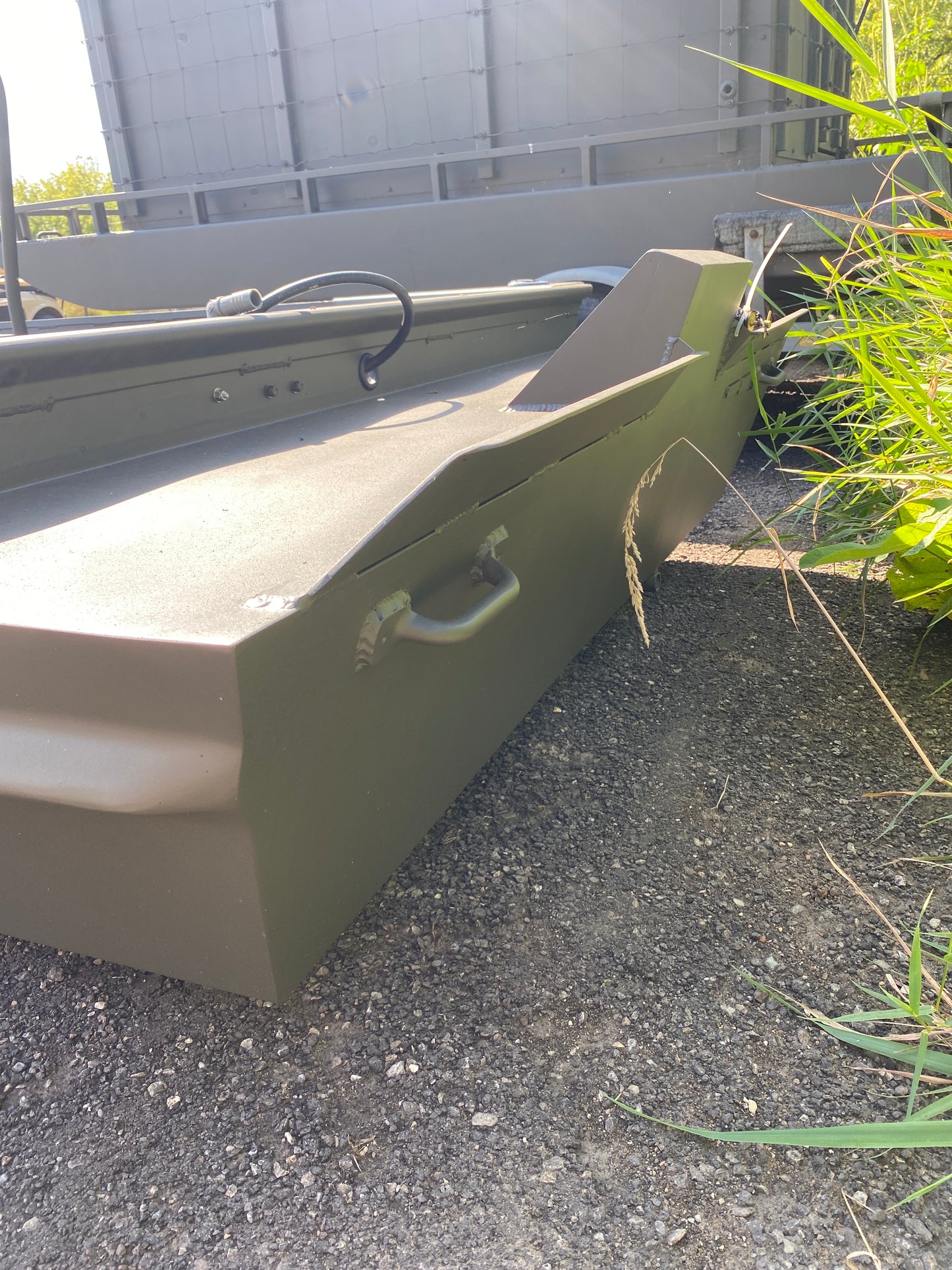 WI GO-DEVIL | 16x60 Surface Drive Boat Split Seat Layout