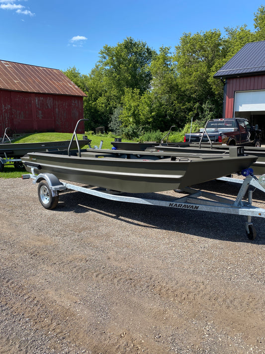 WI GO-DEVIL | 16x54 Surface Drive Boat Open Floor Layout