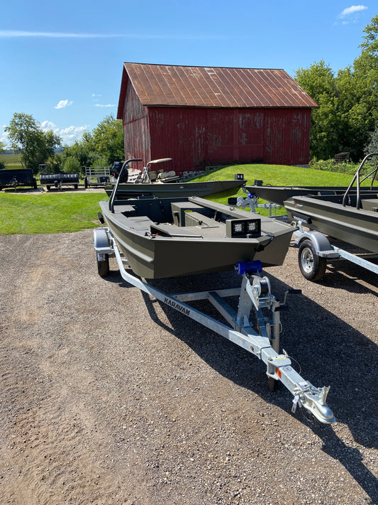 WI GO-DEVIL | 16x54 Surface Drive Boat Open Floor Layout