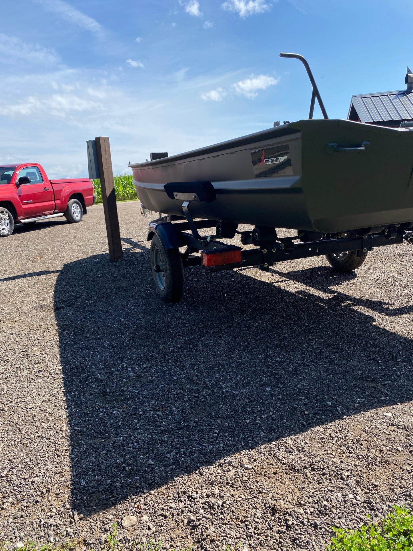WI GO-DEVIL | 16x44 Duck Hunting Boat Split Seat Layout