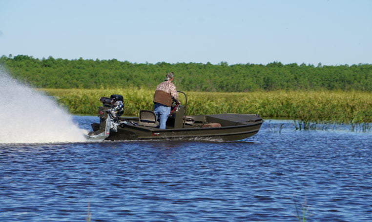 GO-DEVIL Center Console Surface Drive Boat