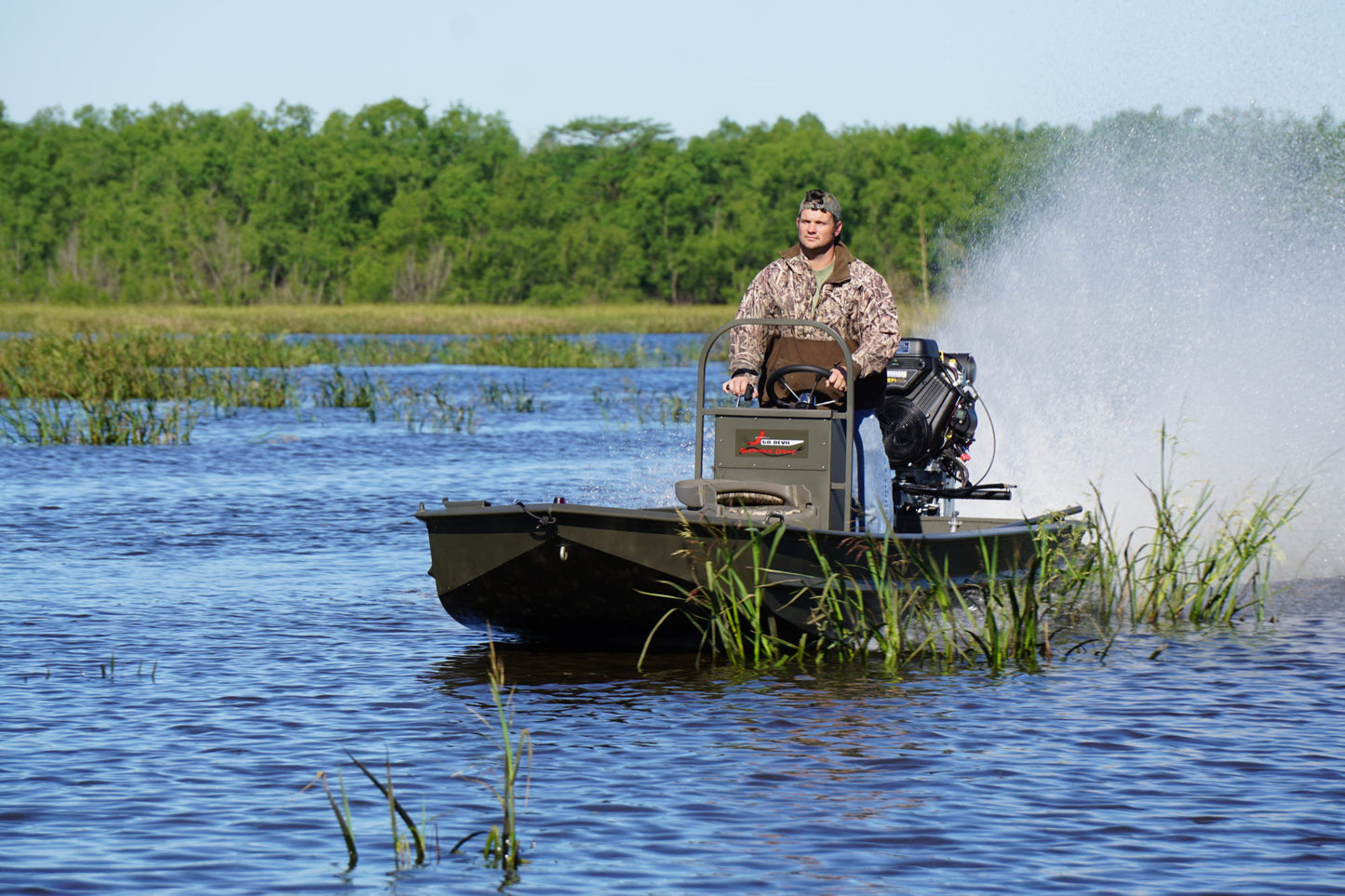 GO-DEVIL Center Console Surface Drive Boat