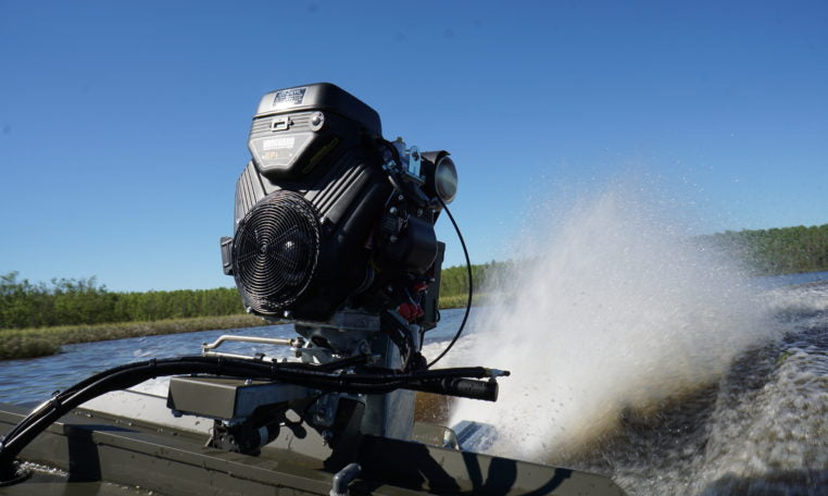 GO-DEVIL Center Console Surface Drive Boat