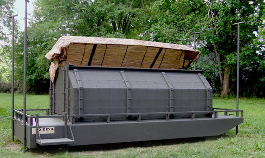 Towable Low Profile Floating Duck Blind