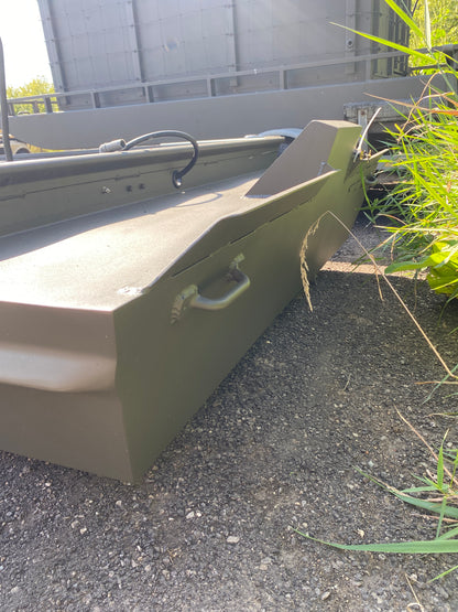 WI GO-DEVIL | 16x60 Surface Drive Boat Split Seat Layout