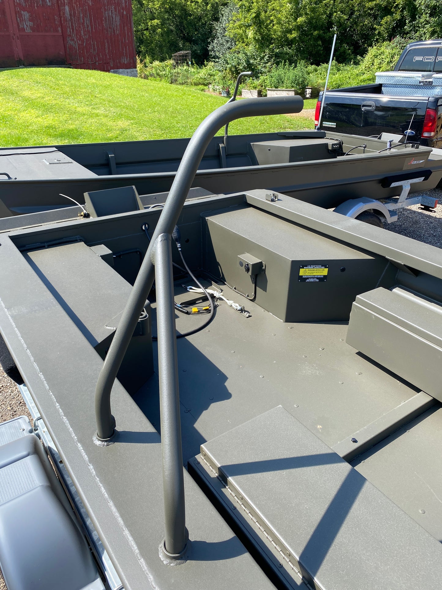 WI GO-DEVIL | 18x54 Surface Drive Boat Open Floor Layout