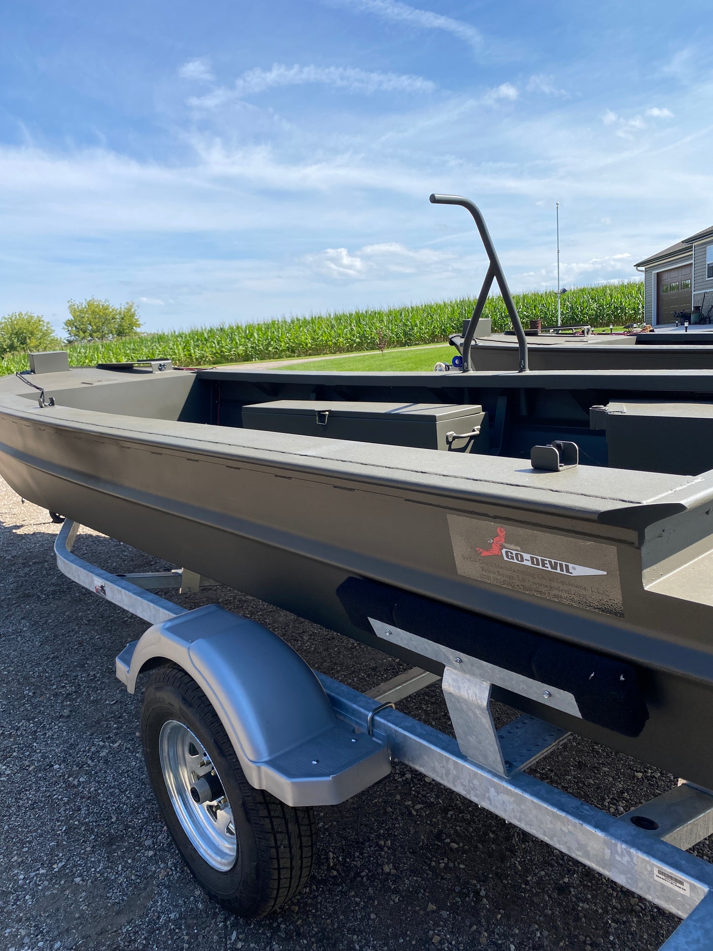 WI GO-DEVIL | 18x54 Surface Drive Boat Open Floor Layout