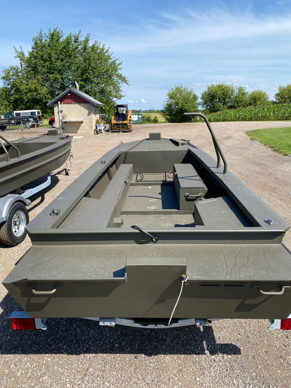 WI GO-DEVIL | 16x54 Surface Drive Boat Open Floor Layout