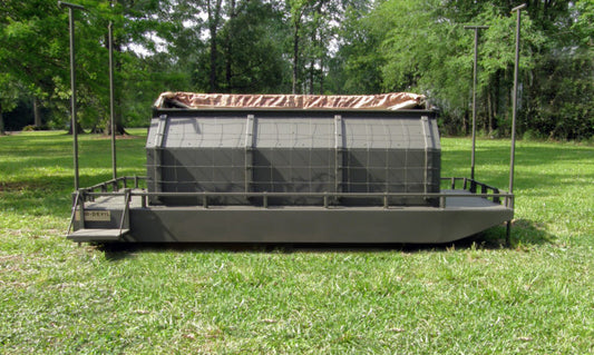 Towable Low Profile Floating Duck Blind