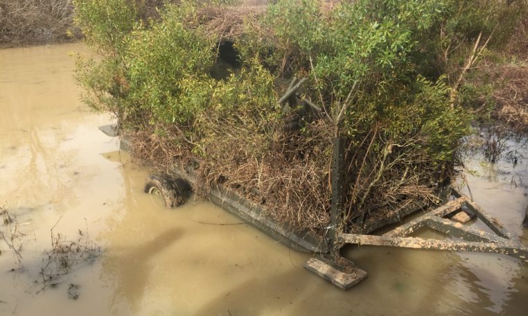 Towable Low Profile Floating Duck Blind